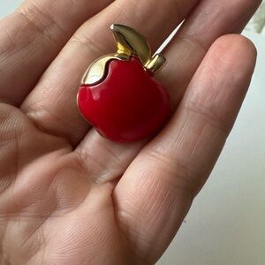 Red Apple small Brooch